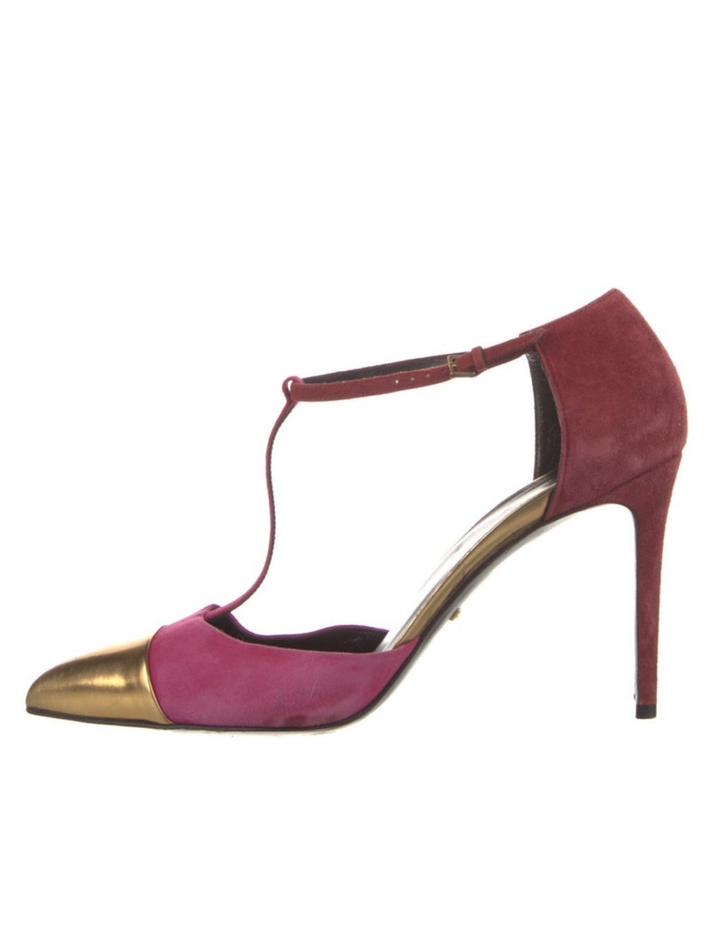 Gucci Colorblock Suede Pumps - Picture 1 of 5